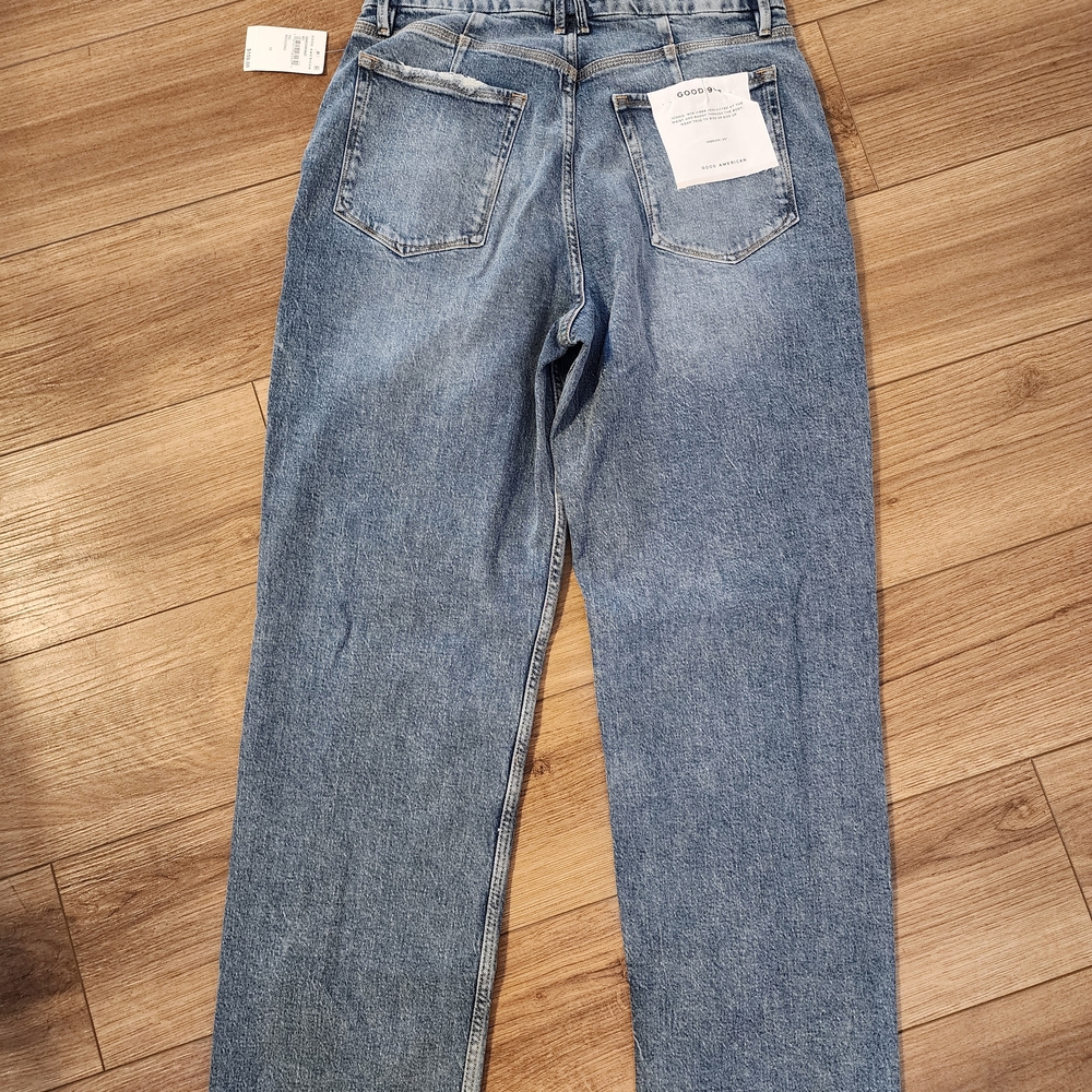 Good American Good '90s High Rise Straight Jeans - Picture 6 of 14